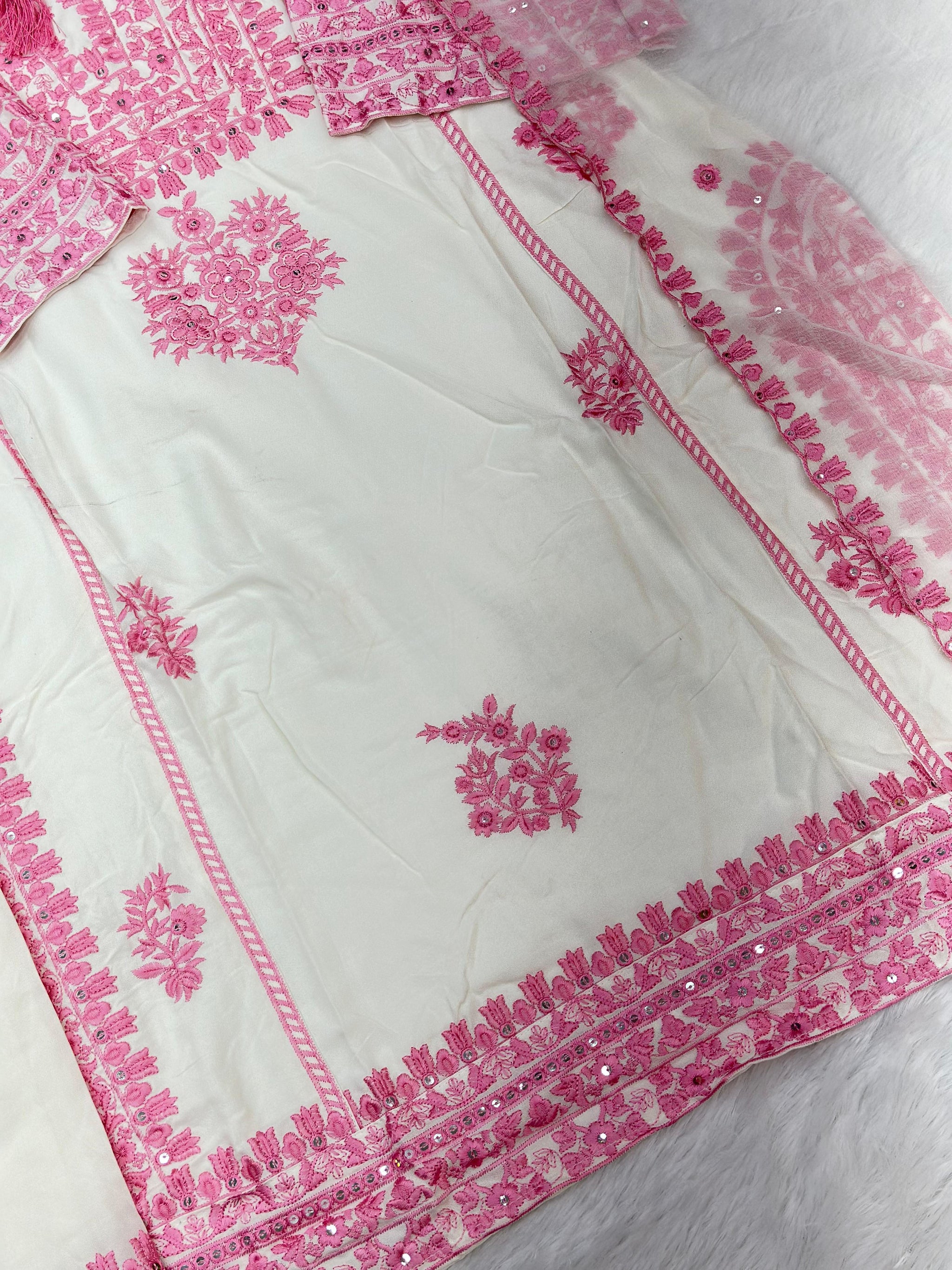 801 Readymade Pakistani Palazzo Coord-Set