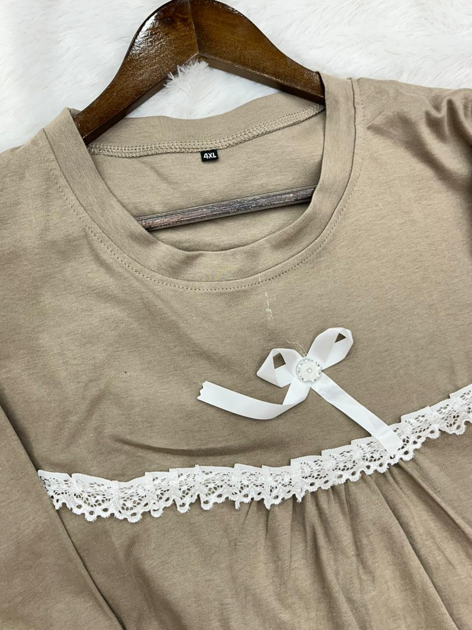 1341 Korean Bow Night Wear