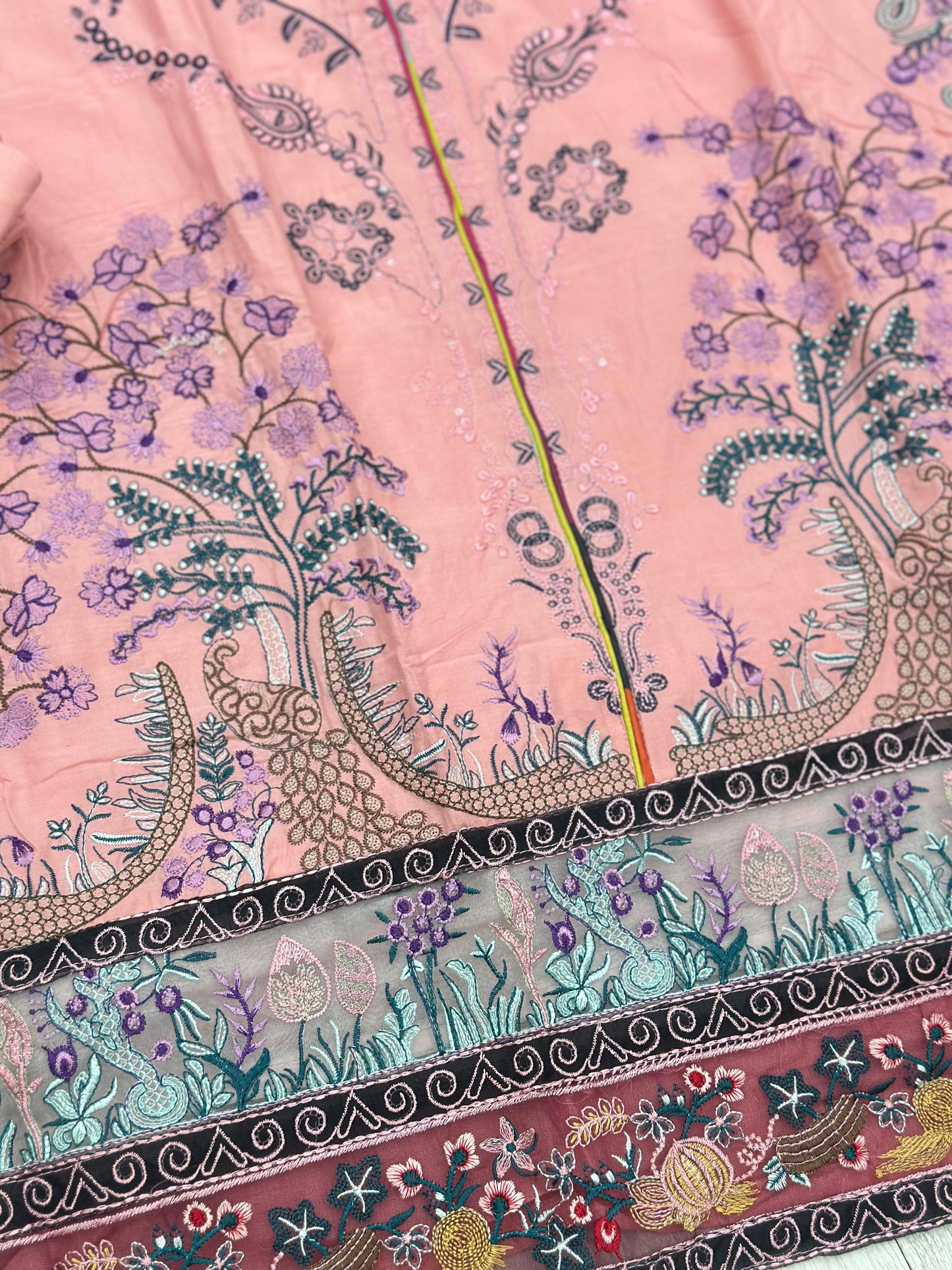 625 Premium Pakistani Lawn Suit - Pink