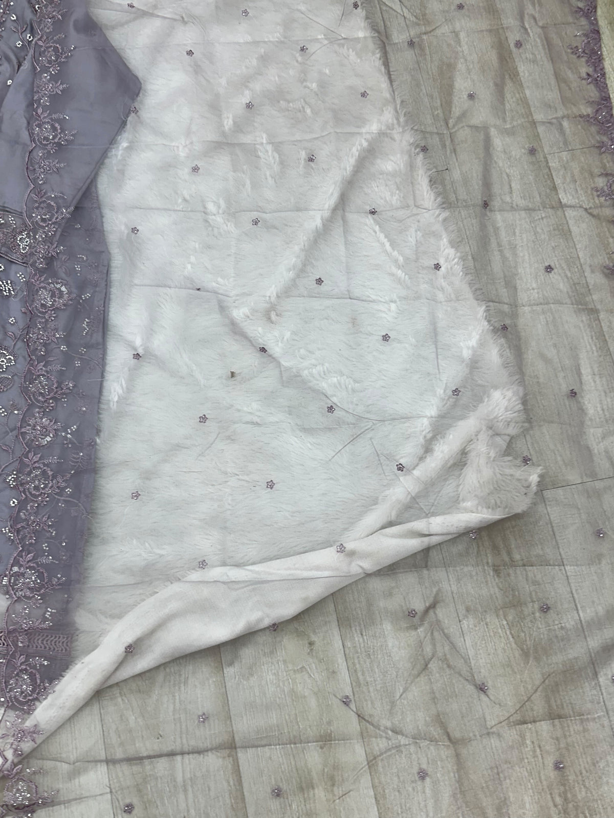 1432 Heavy Pakistani Partywear - Lilac