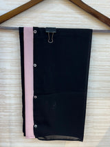 334 Midnight Pearl Embellished Abaya Set - Dusty Pink