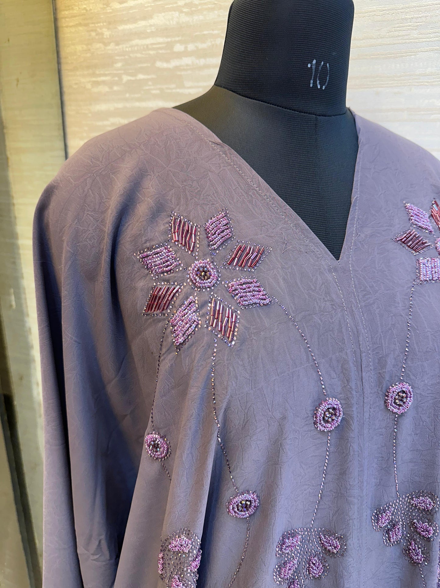 1116 The Premium Abaya - Charcoal Grey