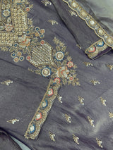 1426 Heavy Pakistani Partywear - Purple