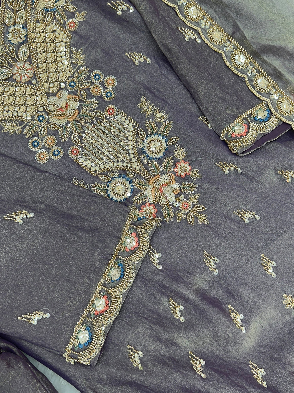 1426 Heavy Pakistani Partywear - Purple