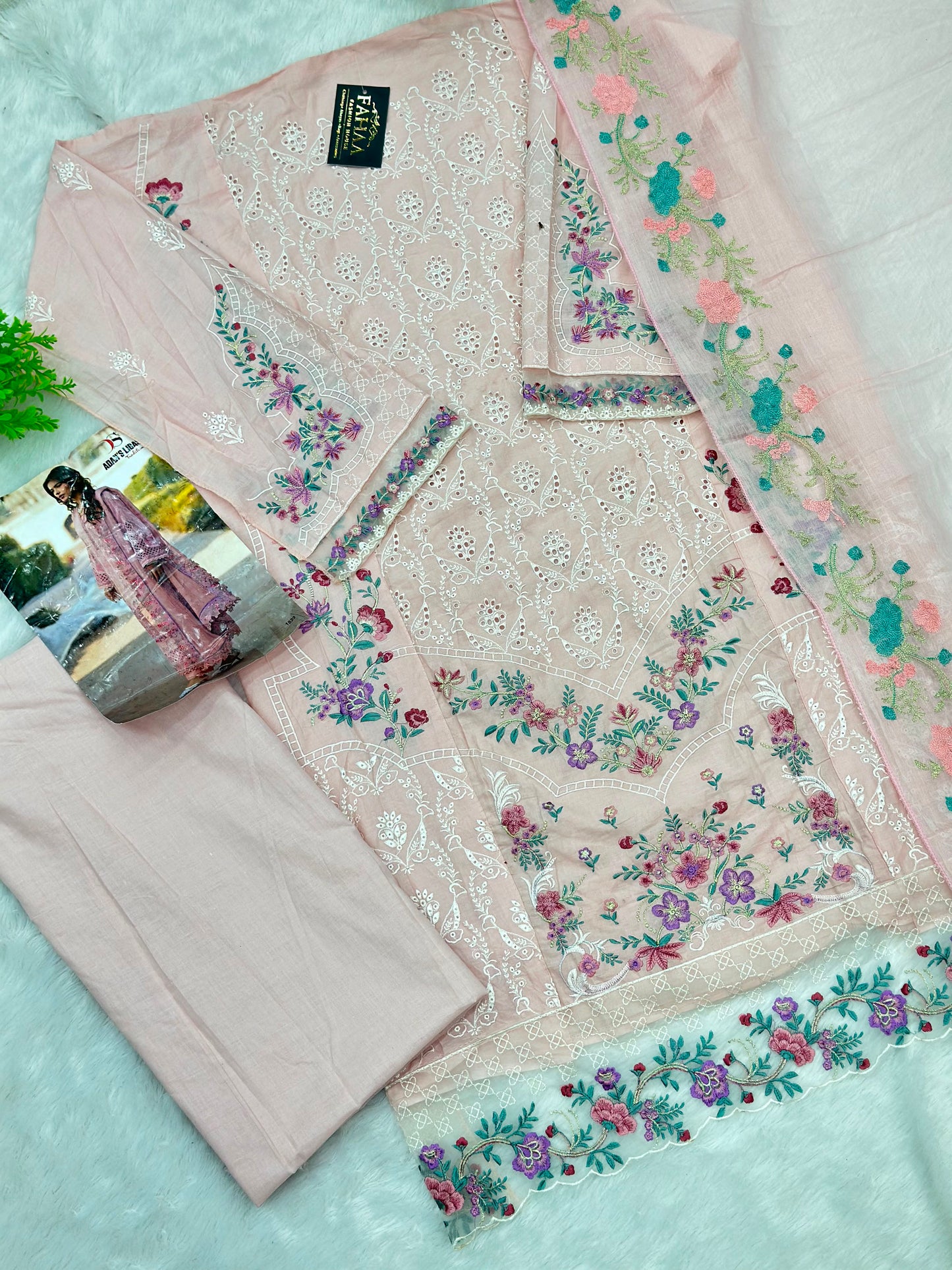 975 Unstitched Adan Libas Lawn Suit