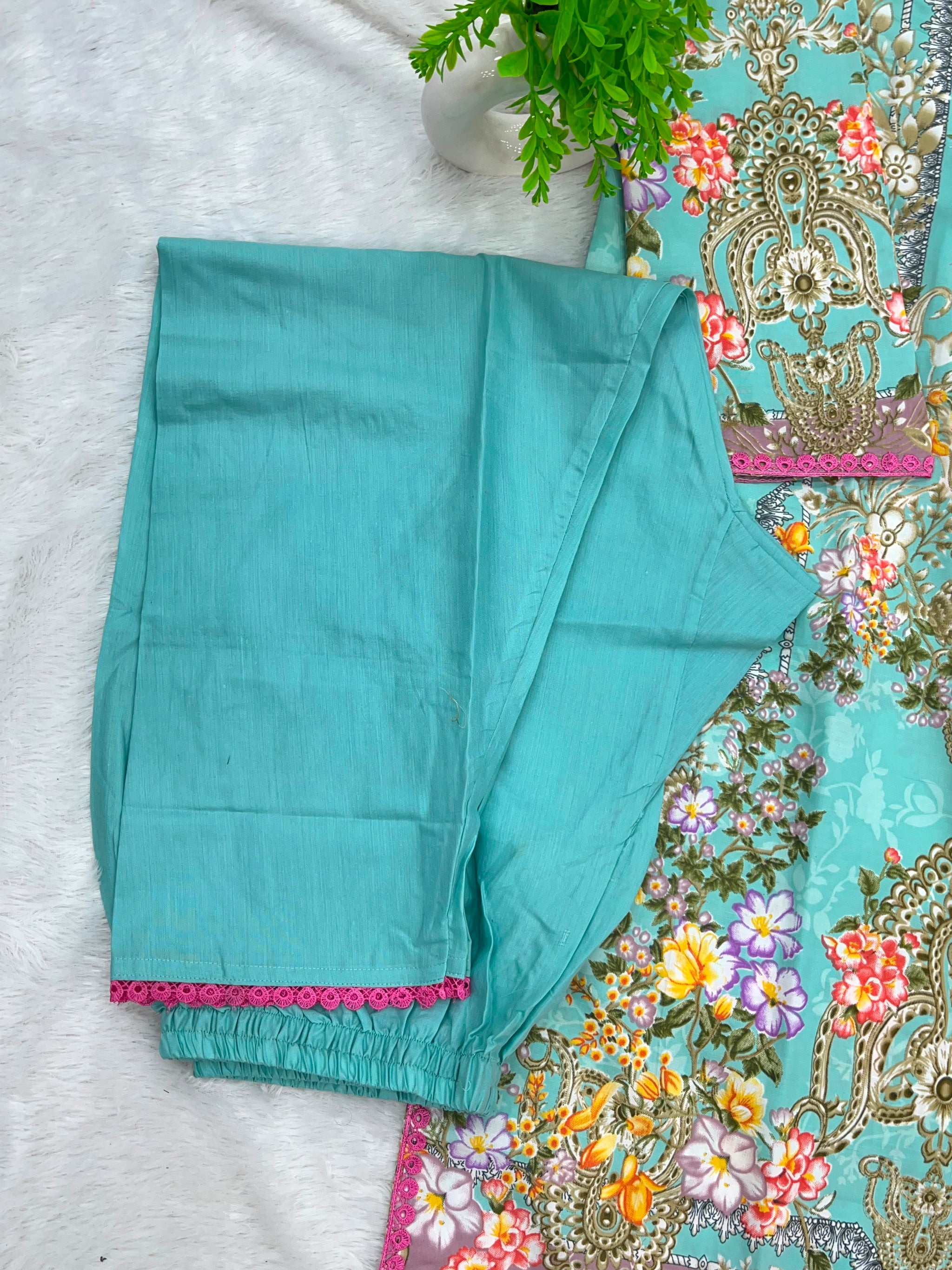 1310 Pakistani Embroidered Suit