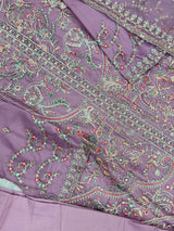 1434 Heavy Pakistani Partywear - Dusty Purple
