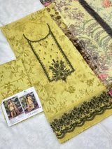 890 Unstitched OG JADE Jasmine Digital Lawn Print 3 pc Collection 