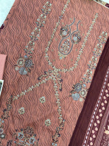 969 Unstitched Pakistani Embroidered Suit