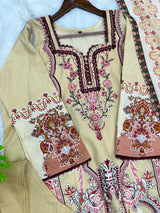 1293 Pakistani Embroidered Suit - Vandana Sobia Nazer