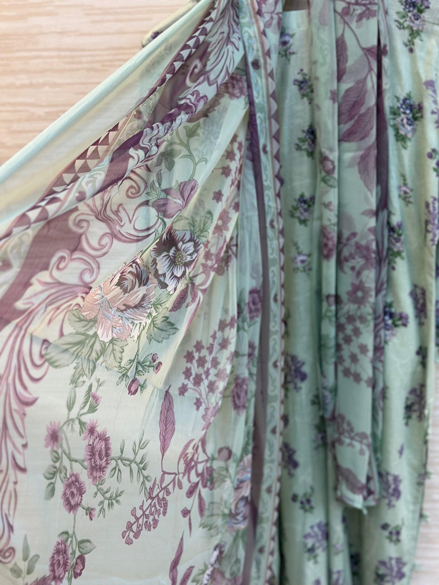 405 Floral Lawn Suit