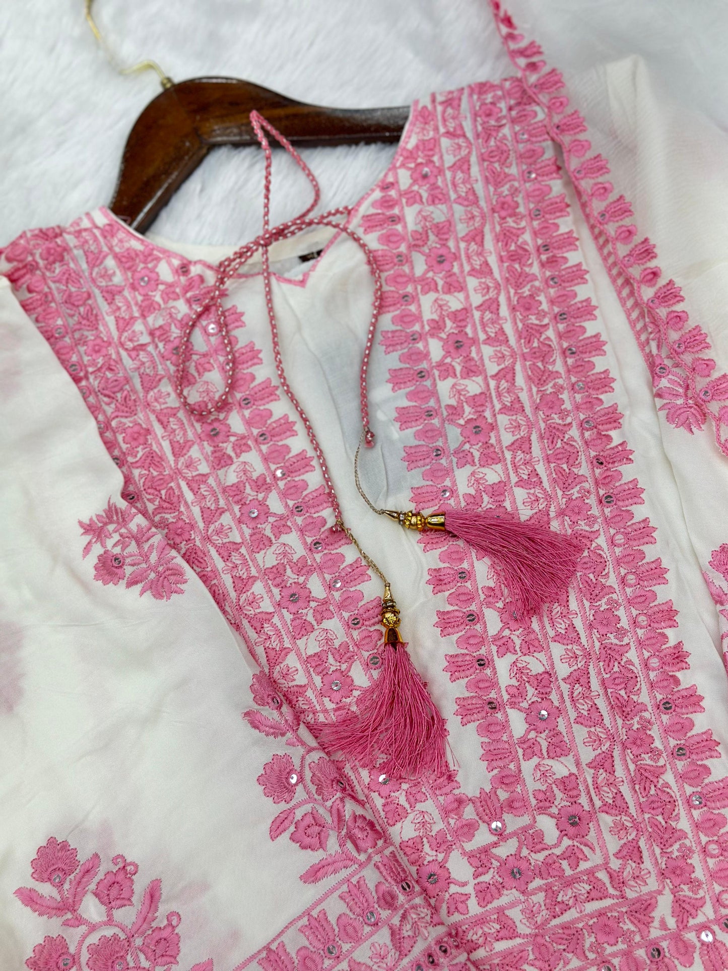 801 Readymade Pakistani Palazzo Coord-Set