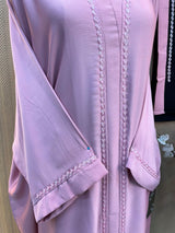 1121 The Premium Abaya - Pastel Pink