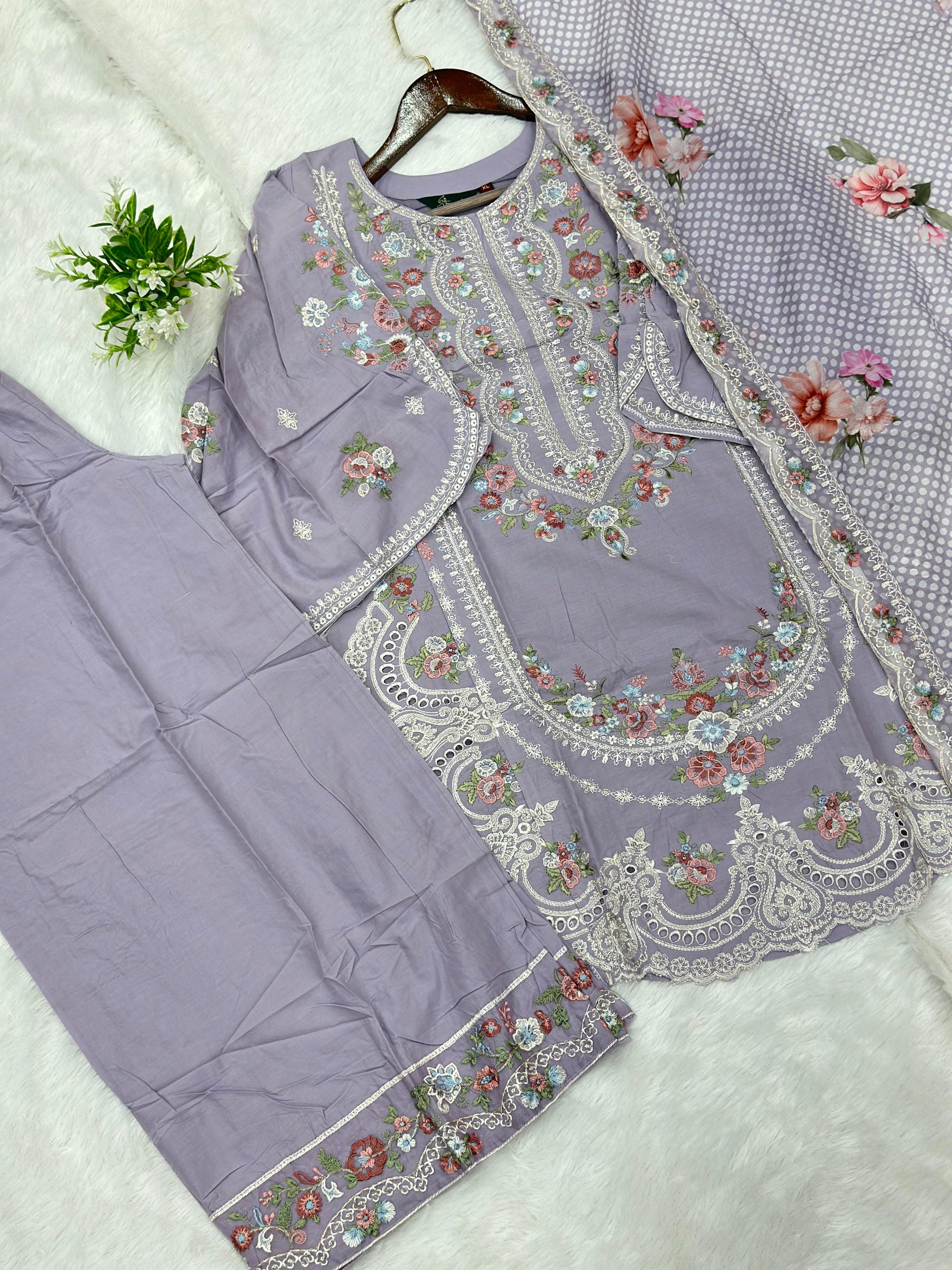 778 Readymade Pakistani Heavy Embroidered Coord-Set