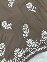 667 Lucknowi Palazzo Set - Grey