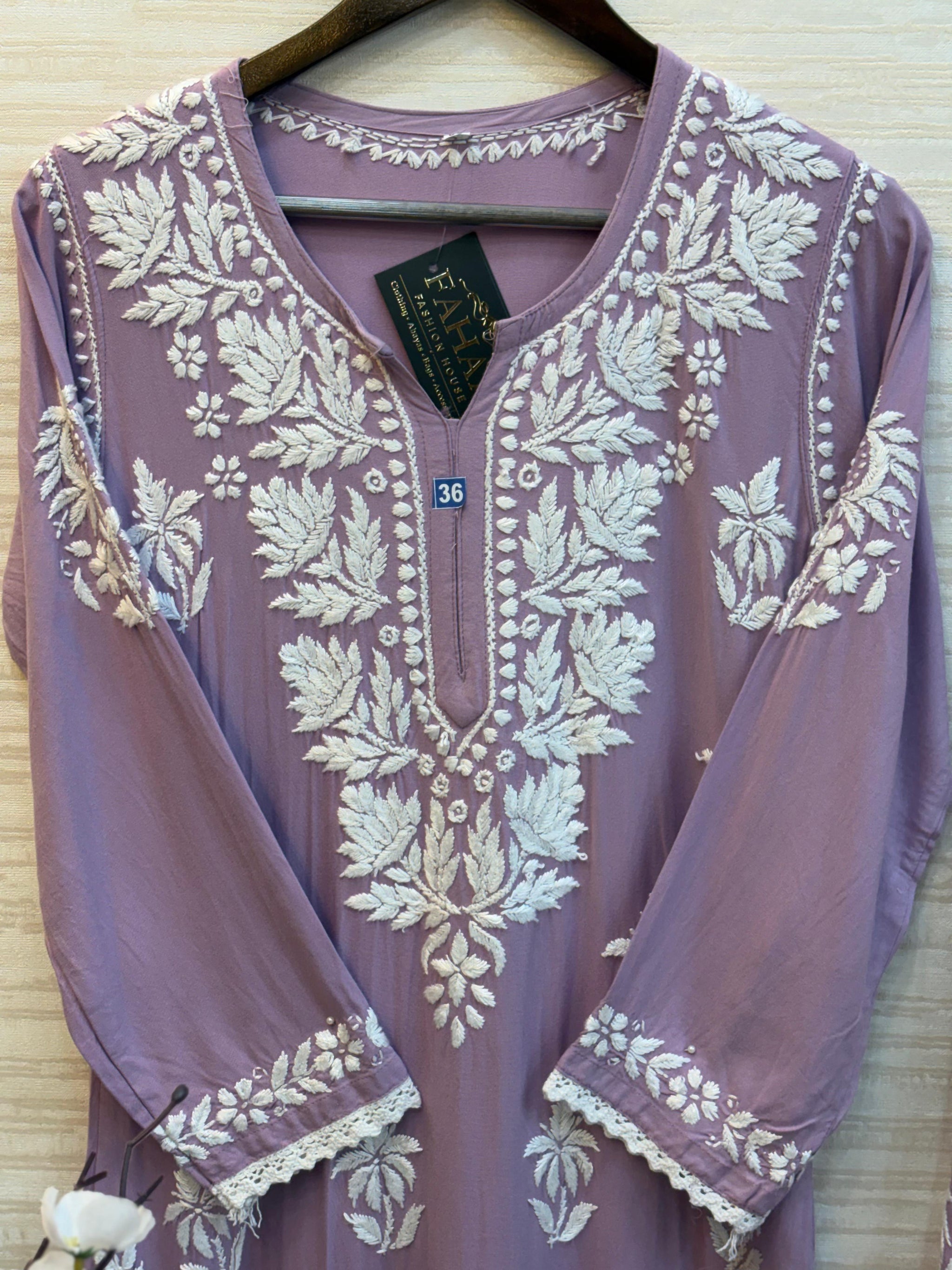 615 Lucknowi Gharara Set | Lilac