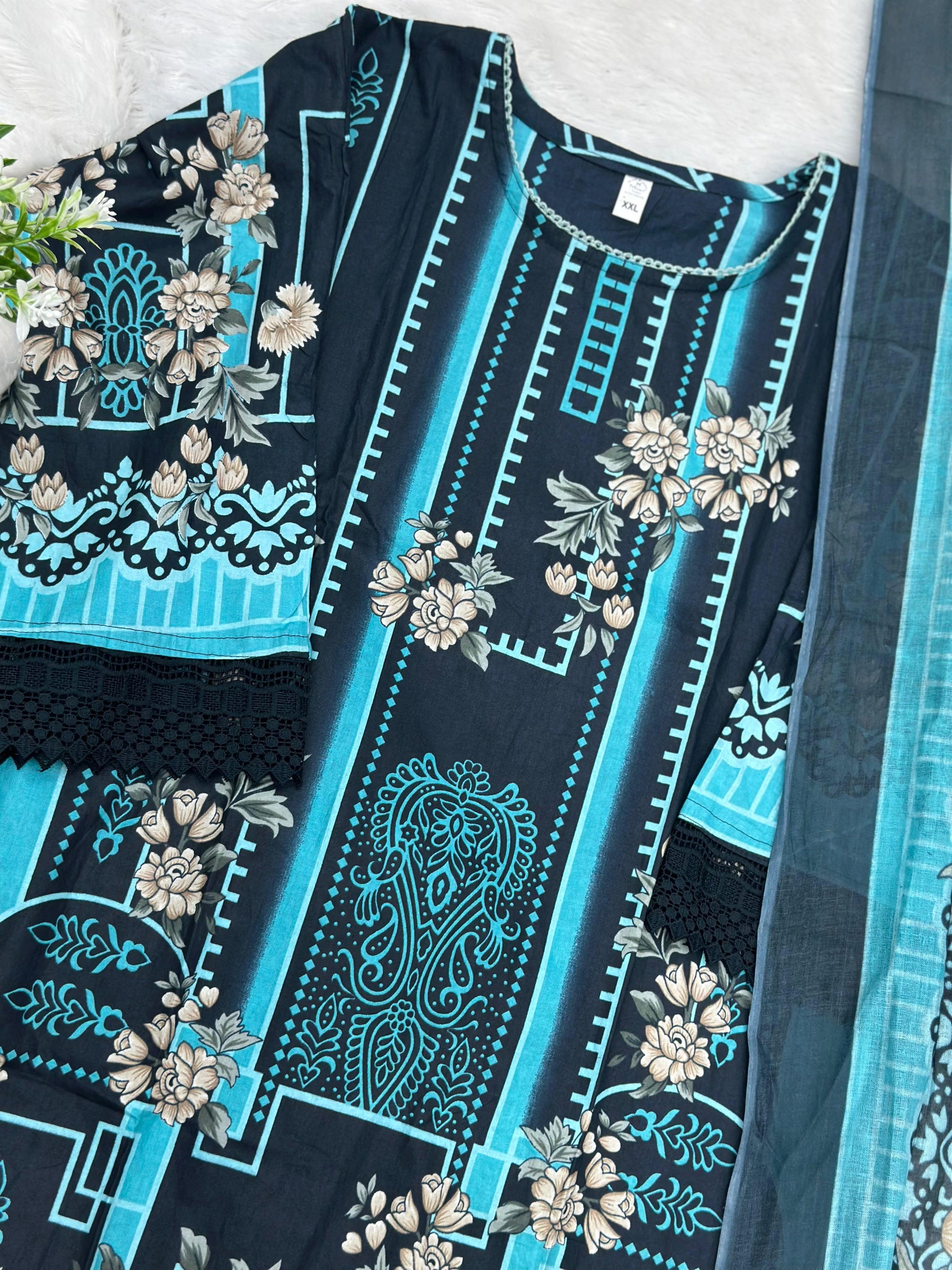 1079 Pakistani Printed Suit