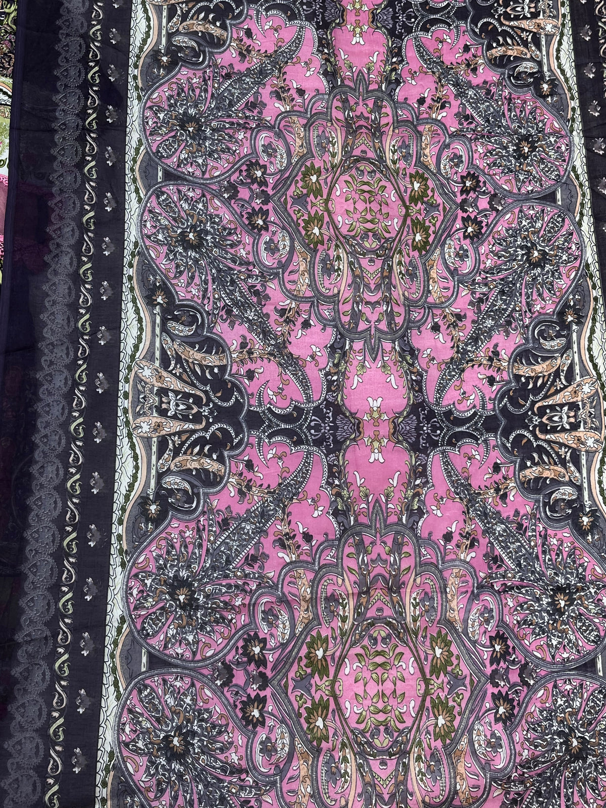 1449 Pakistani Embroidered Suit - Indigo Purple