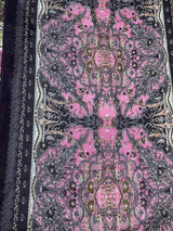 1449 Pakistani Embroidered Suit - Indigo Purple