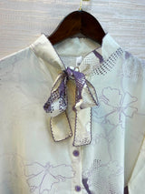 1192 Floral Printed Coord Set -  Lavender