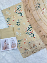 889 Unstitched OG Areeba by Tawakkal Fabrics Embroidered Lawn Suit