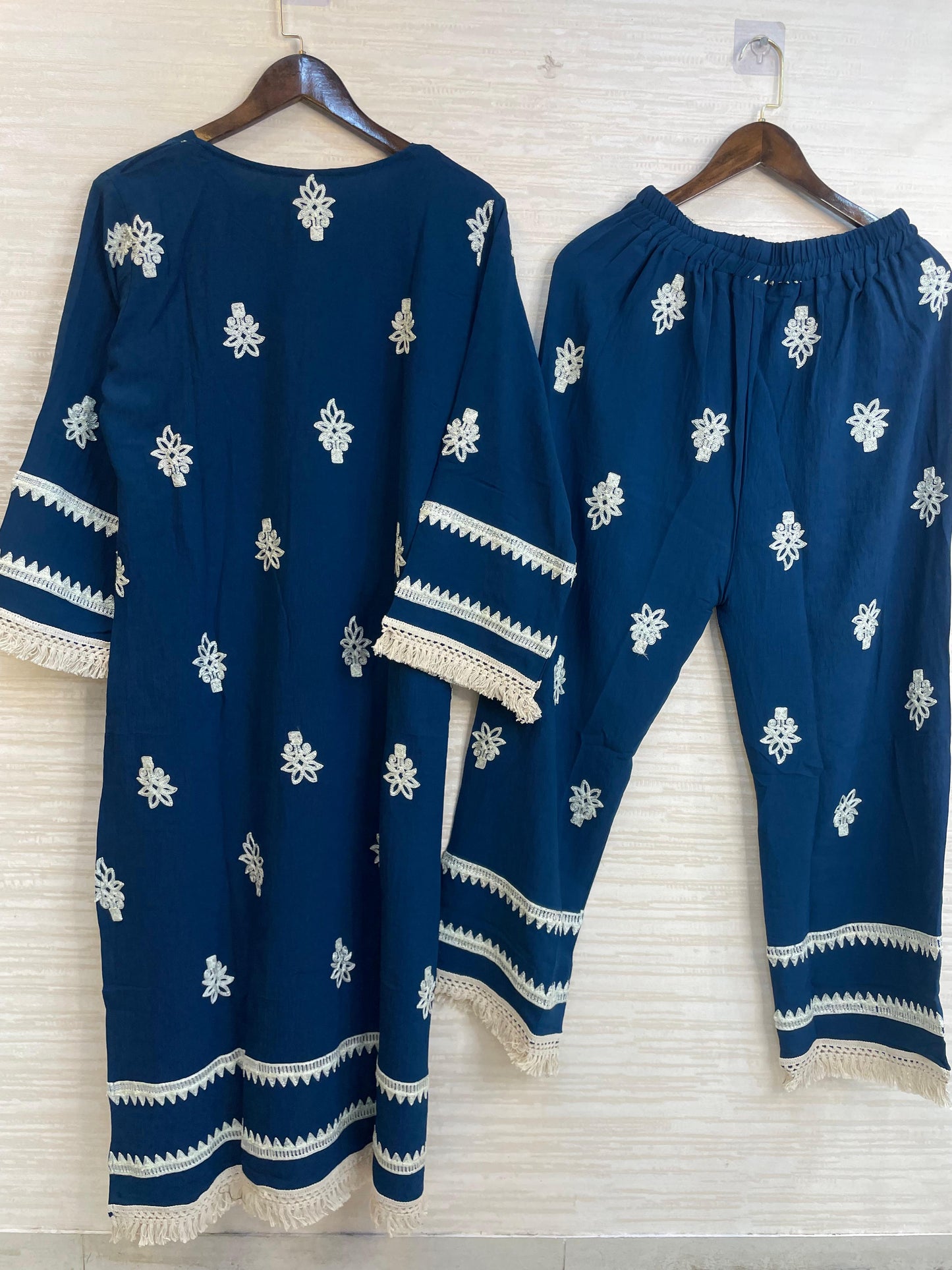 906 Modest Long Coord-Set - Teal Blue