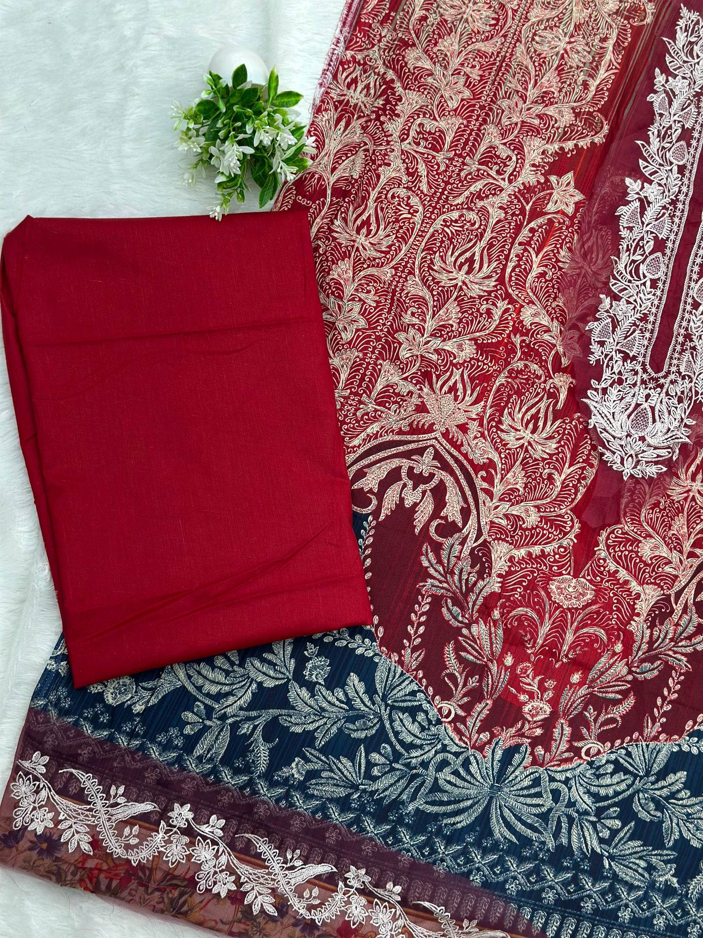 988 Unstitched Jihan Needle Wonder Lawn Suit