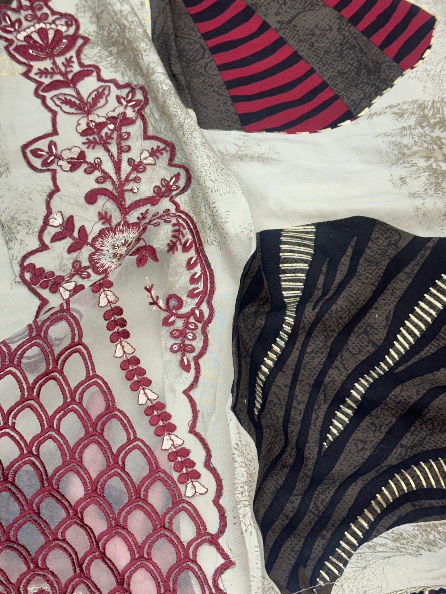 793 Readymade Pakistani Printed Coord-Set