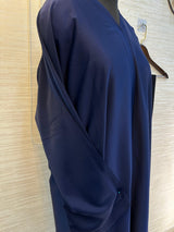 1112 The Premium Abaya - Navy Blue