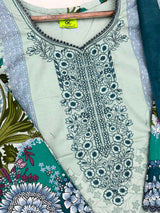 1257 Pakistani Embroidered Suit