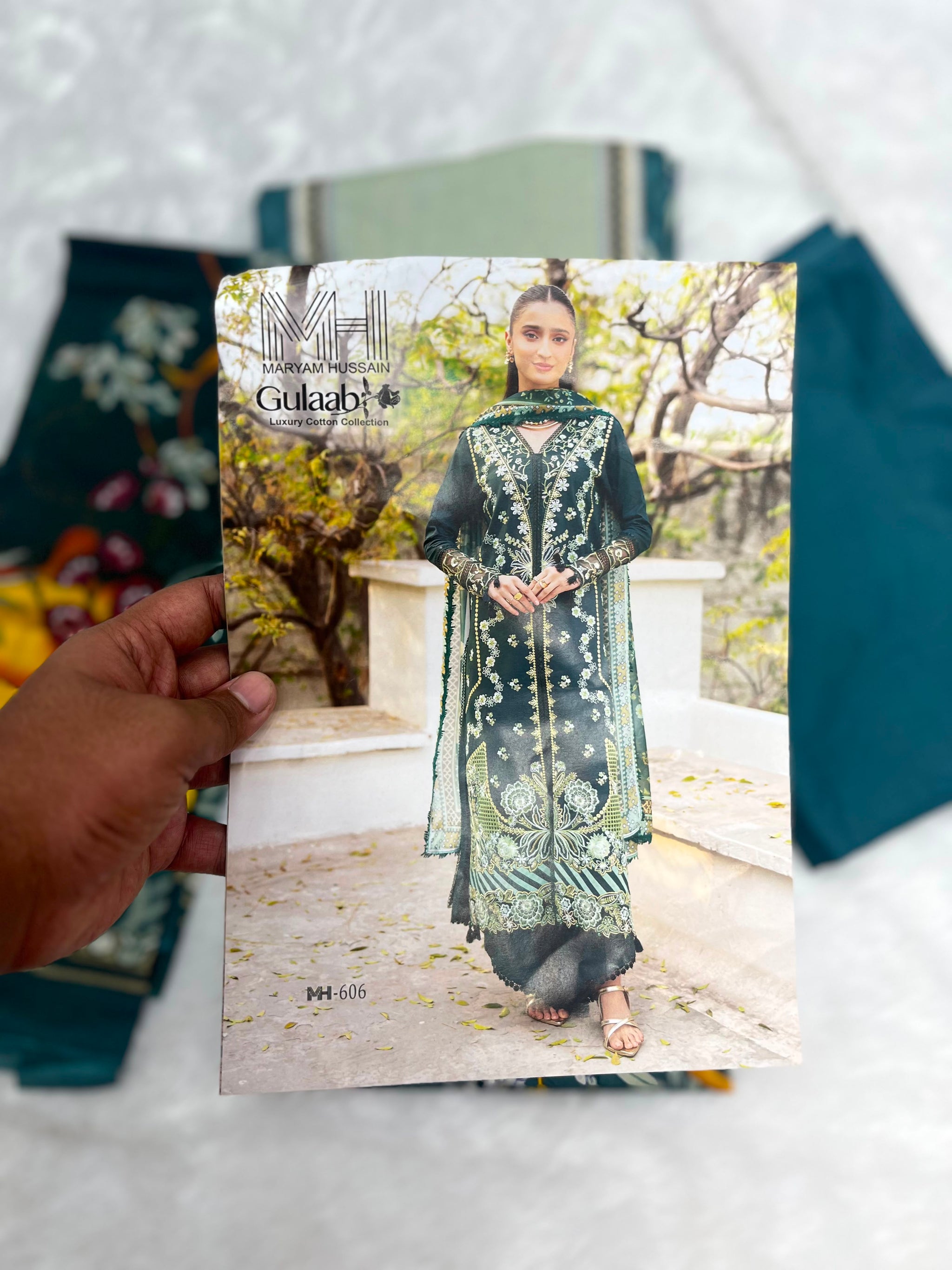 1029 Unstitched Casual Cotton Suit