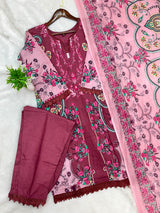 1322 Pakistani Printed Suit