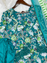 1337 Pakistani Lawn Suit - Purple