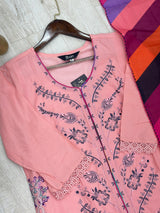 625 Premium Pakistani Lawn Suit - Pink