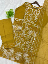755 Elan Readymade Pakistani Heavy Embroidered Lawn