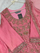 1427 Heavy Pakistani Partywear - Pink