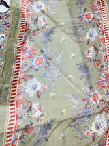 1337 Pakistani Lawn Suit - Beige