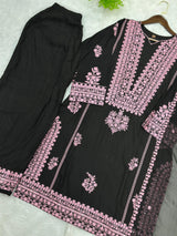 795 Readymade Pakistani Palazzo Coord-Set