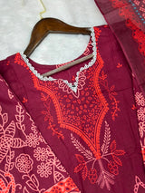 937 Pakistani Embroidered Suit