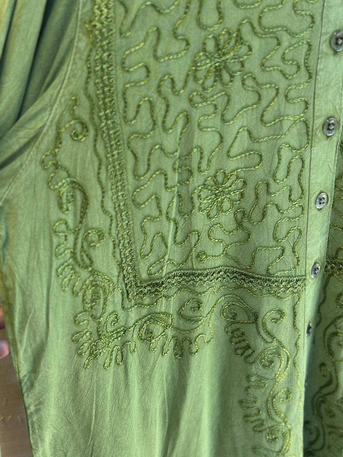 1399 Kashmiri Embroidered CoordSet - Green
