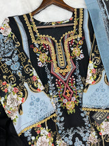 1288 Pakistani Embroidered Suit - Vandana Sobia Nazer