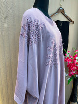 1118 The Premium Abaya - Pale Lavender