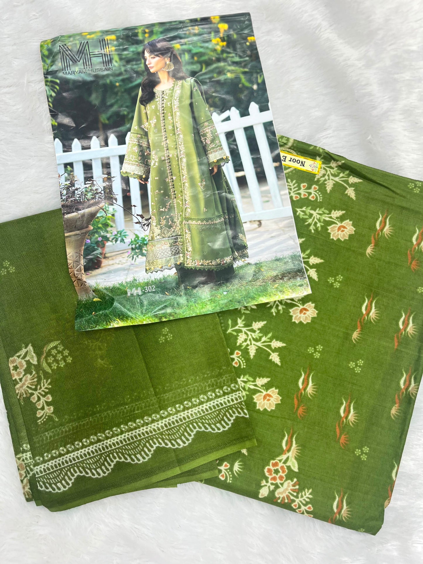 1020 Unstitched Casual Cotton Suit