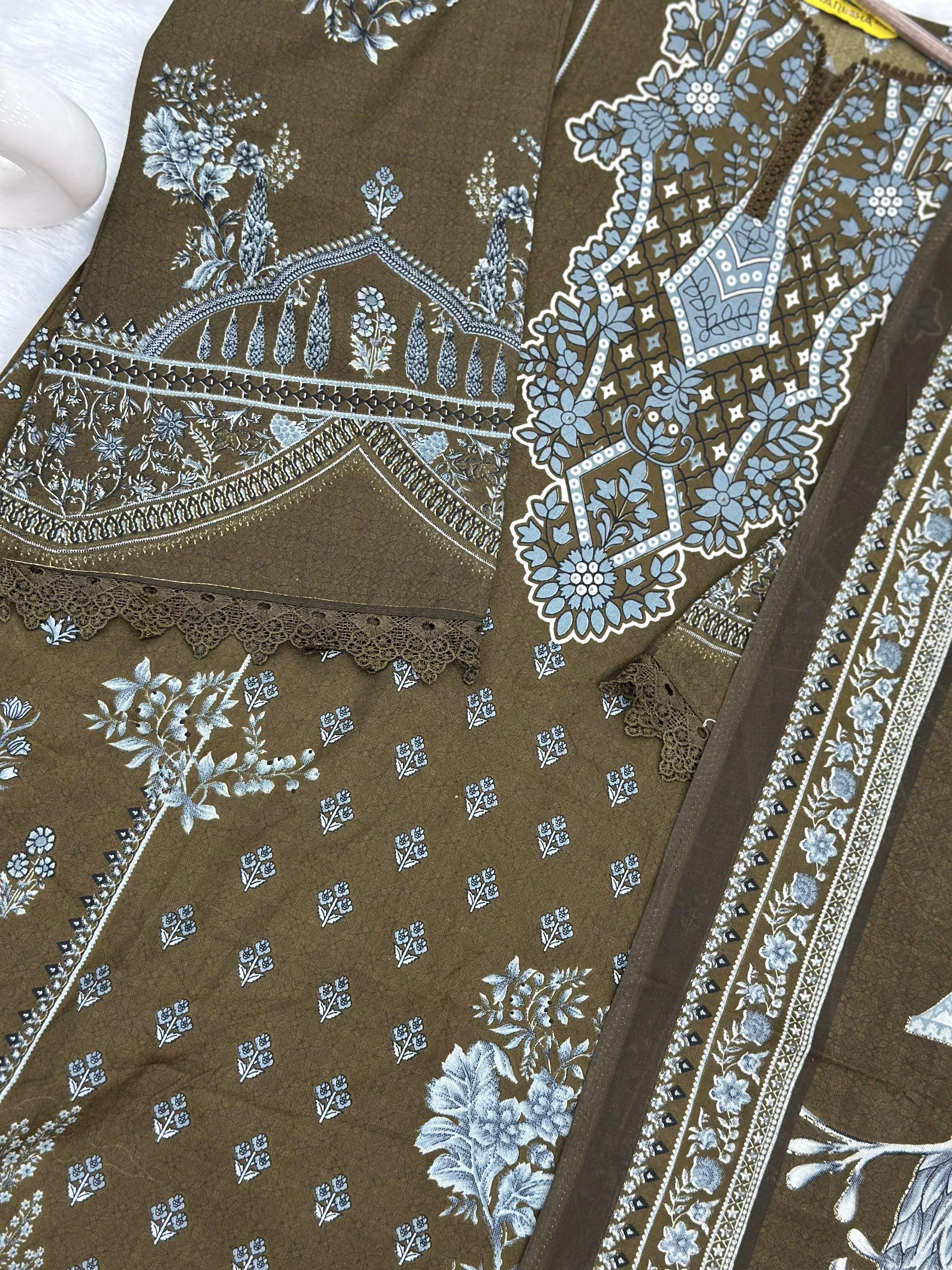 955 Pakistani Printed Suit