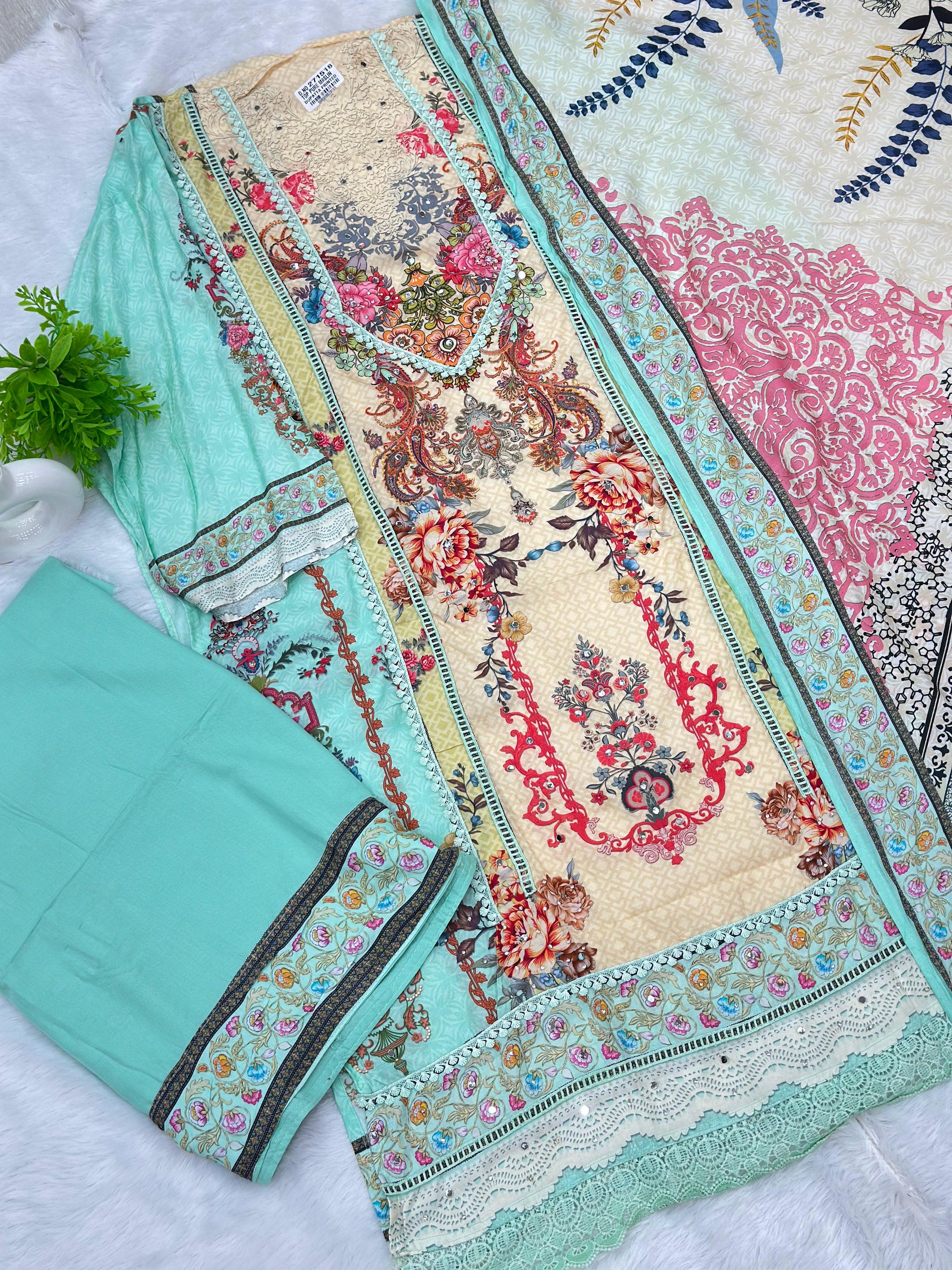 970 Unstitched Pakistani Suit