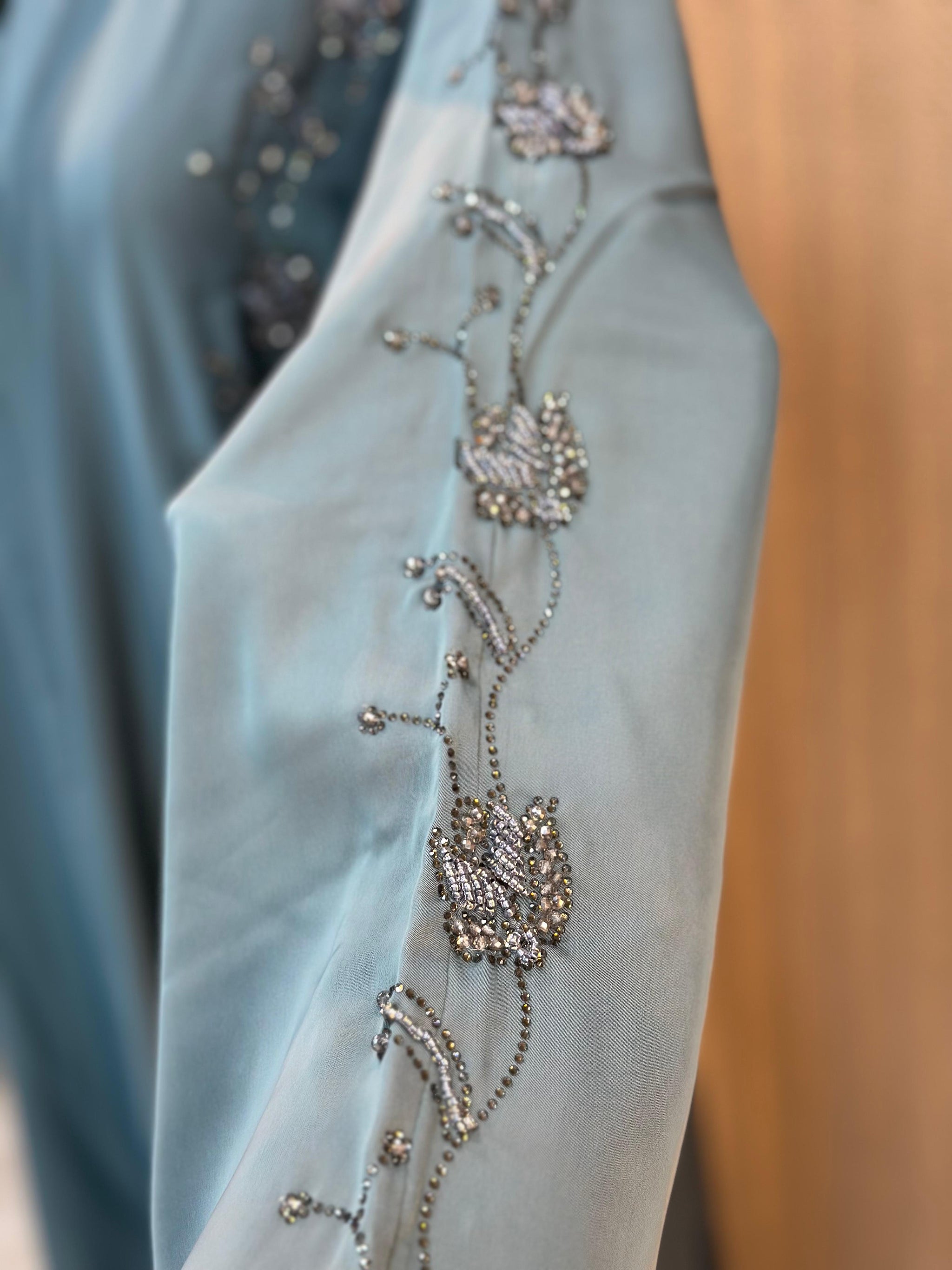 650 The Premium Abaya - Dusty Teal