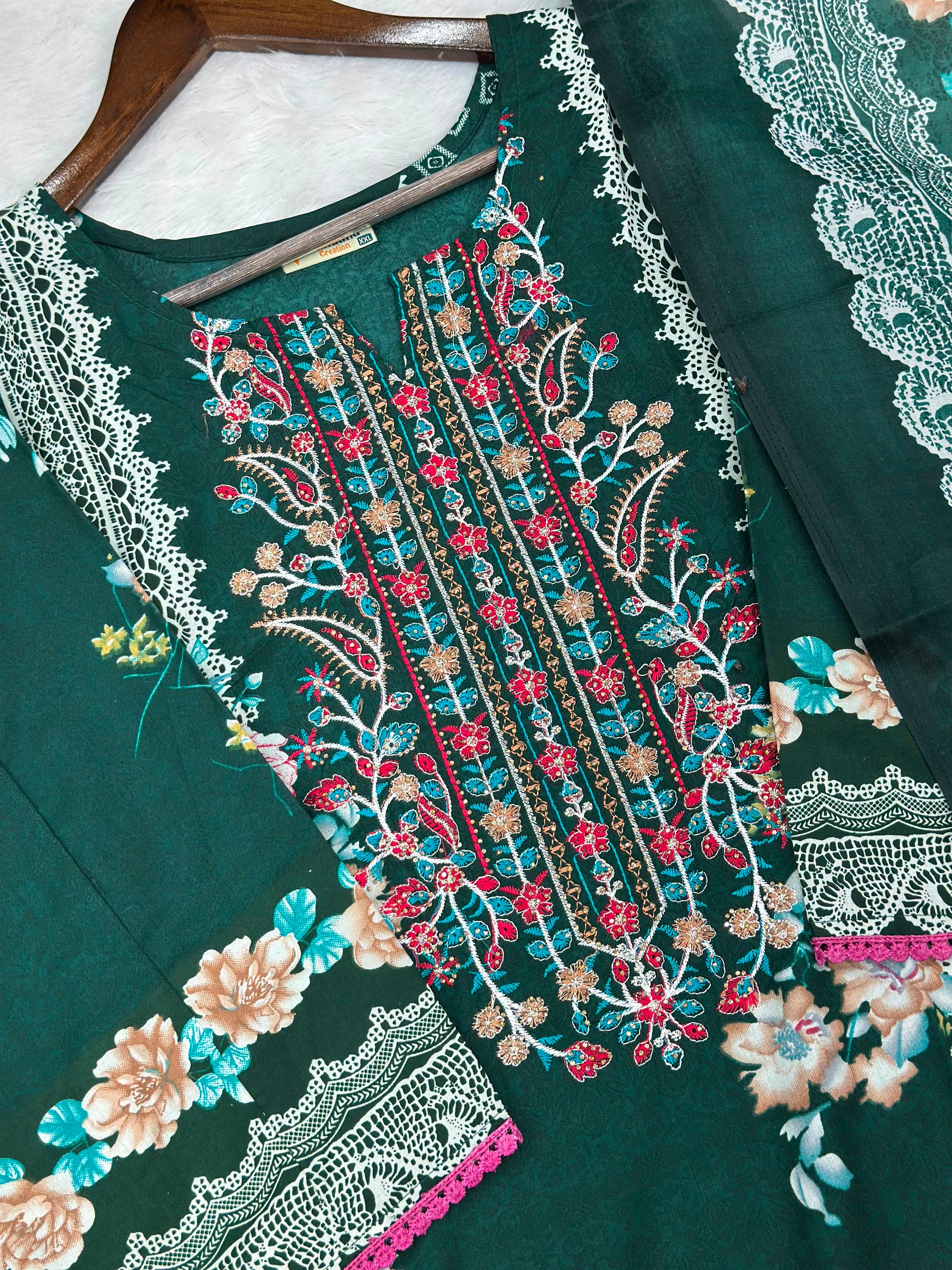 946 Pakistani Embroidered Suit