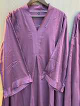 962 Modest Long Coord-Set - purple