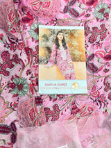 981 Unstitched Maria-B Flora Lawn Suit