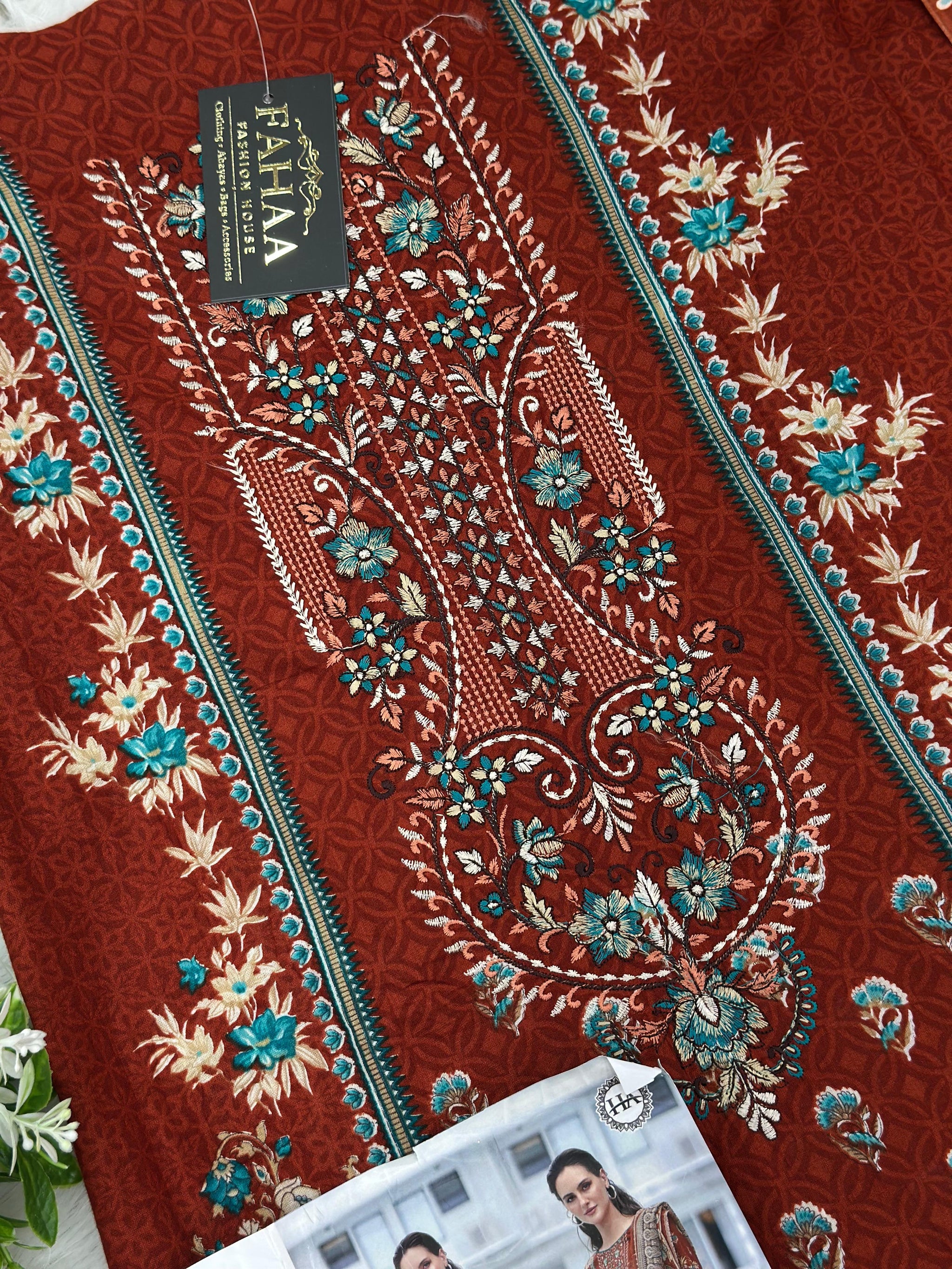 1008 Unstitched Casual Lawn Suit